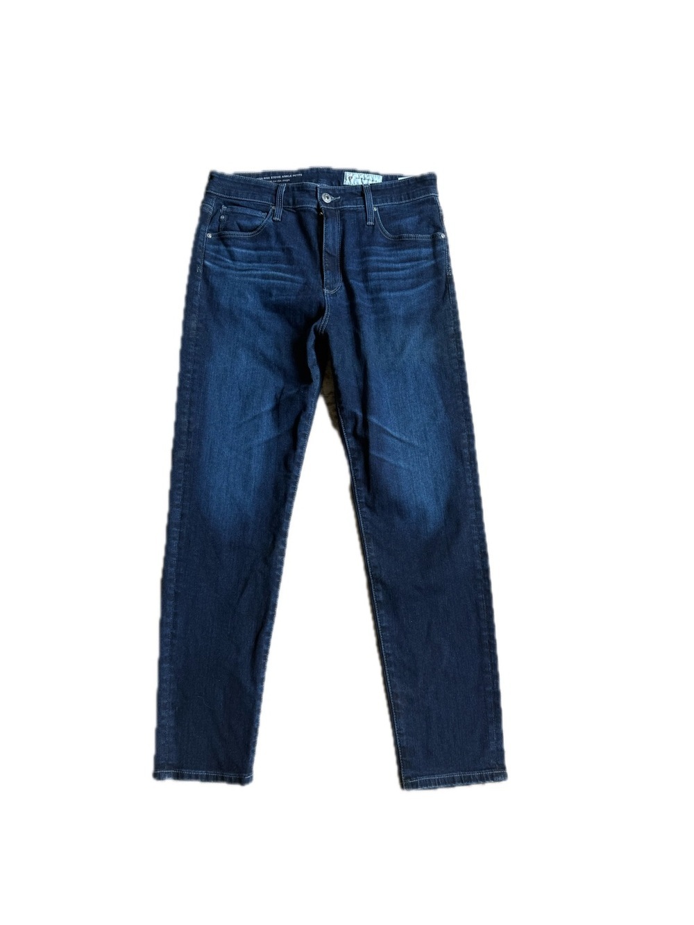 Anthropologie High Rise Slim Straight Stevie Ankle Petite Jeans - Picture 3 of 12